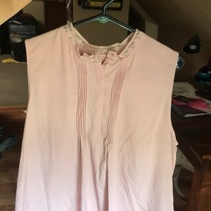 Soft and dressy sleeveless shirt